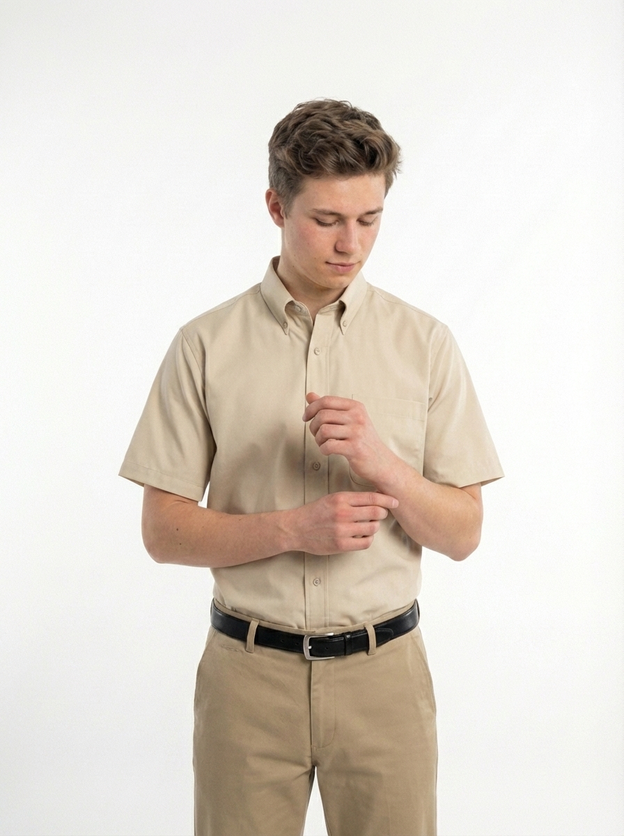 Men’s Half Sleeve Poplin Shirt